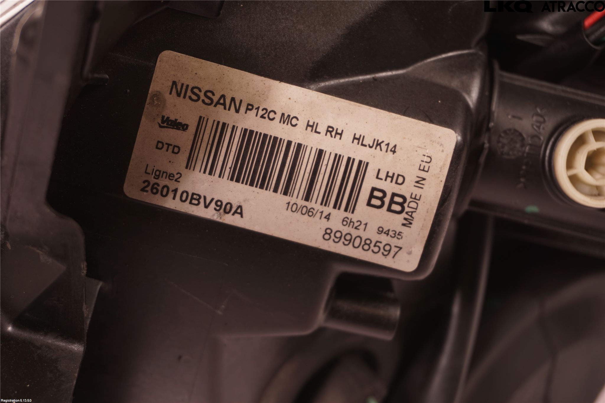 Nissan JUKE 14-19 Frontlykt Høyre
