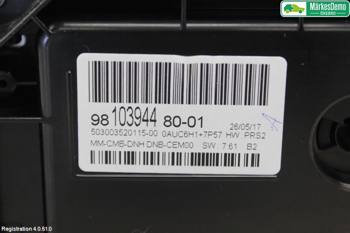 Peugeot 3008 17-24 Instr Kombinert