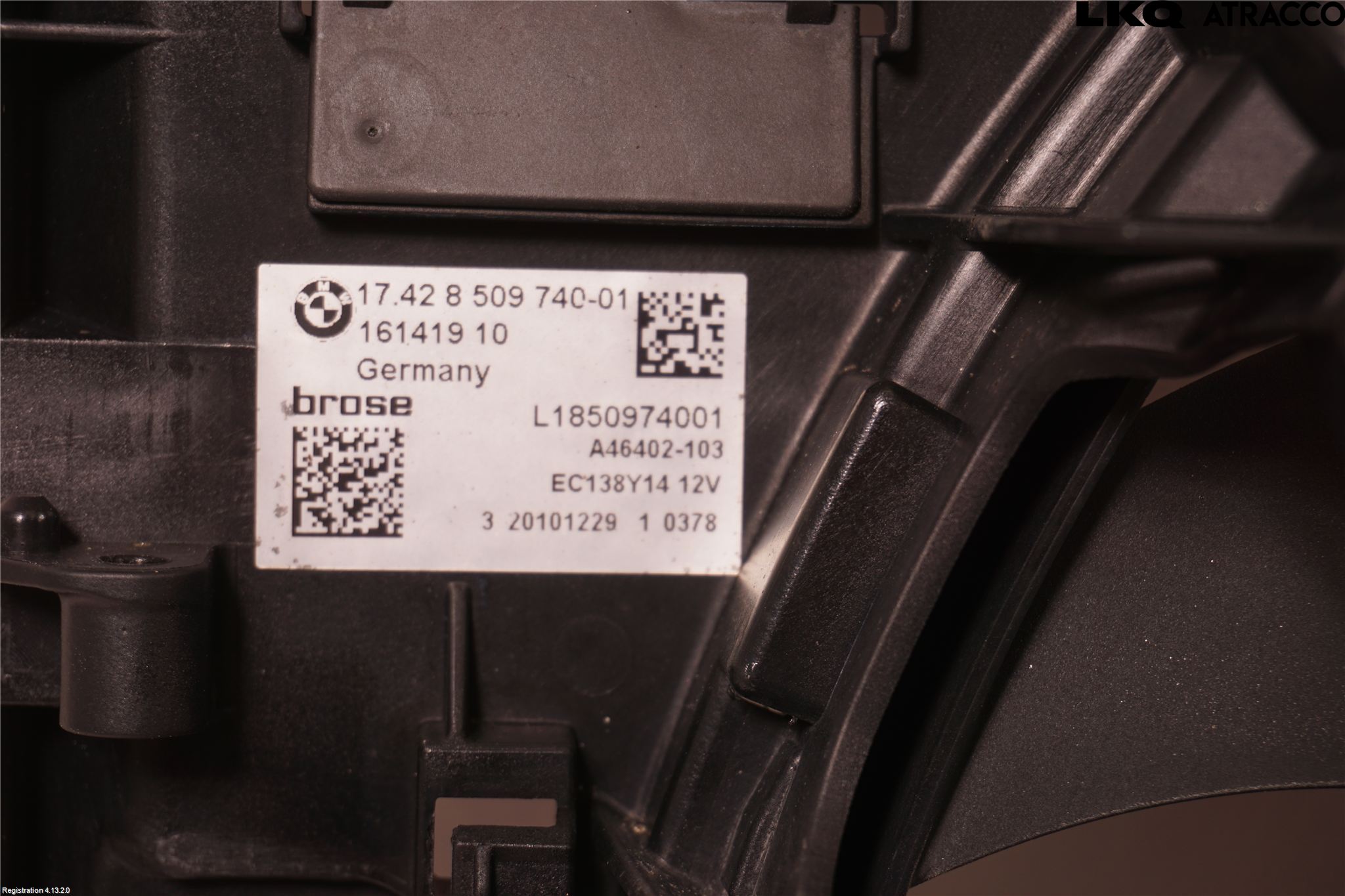 BMW 5 F10/F11/F18 09-17 Kjølevifte Elektrisk