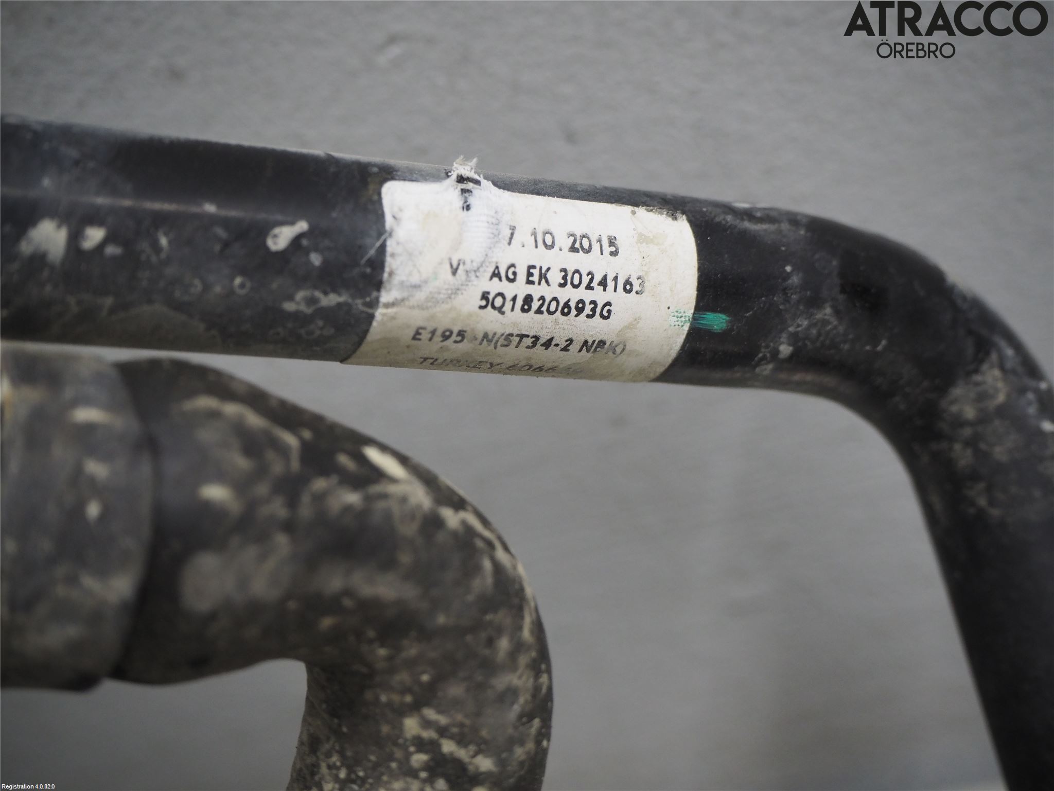 Volkswagen VW PASSAT 15-19 Radiator Slange
