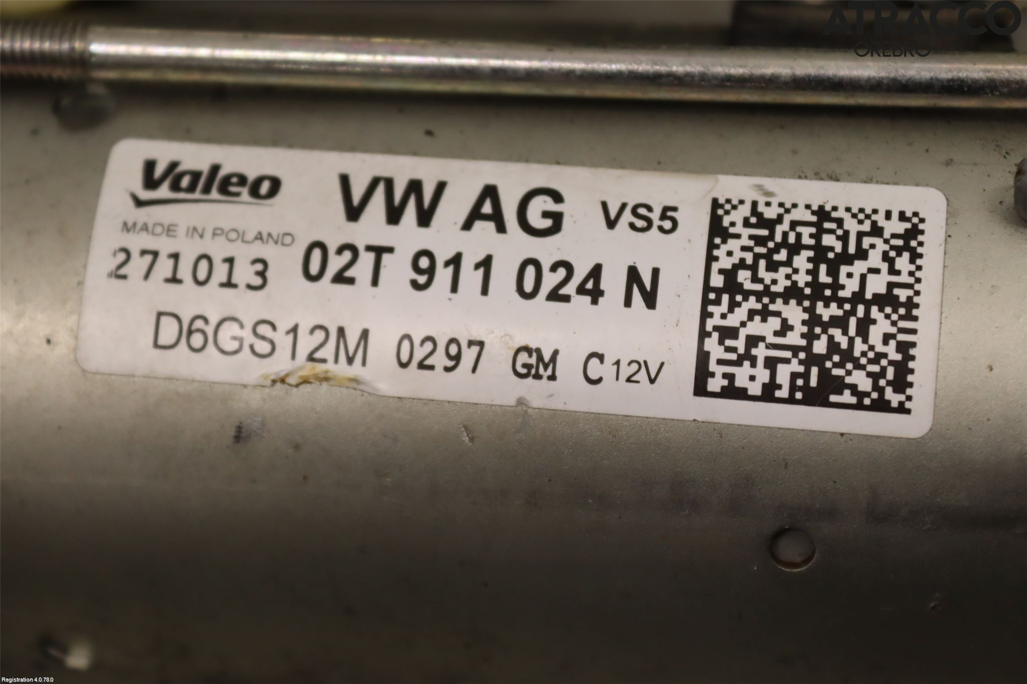 Volkswagen VW POLO 10-17 Startmotor