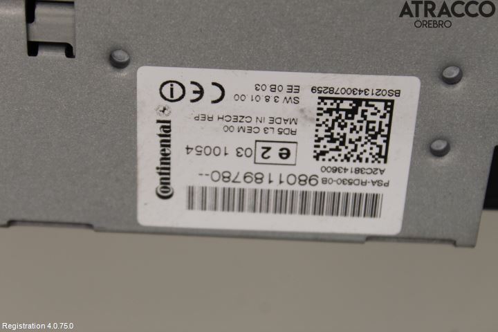 Citroen C4 II 11-18 Stereo Radio
