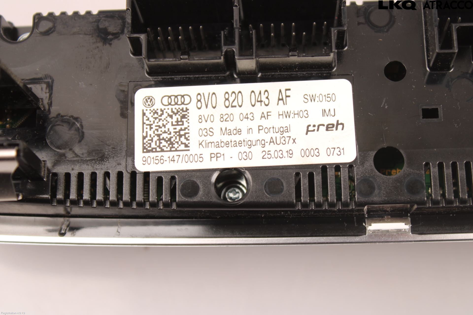 Audi A3/S3 8V 13-20 Varme Ac Betjening-Display