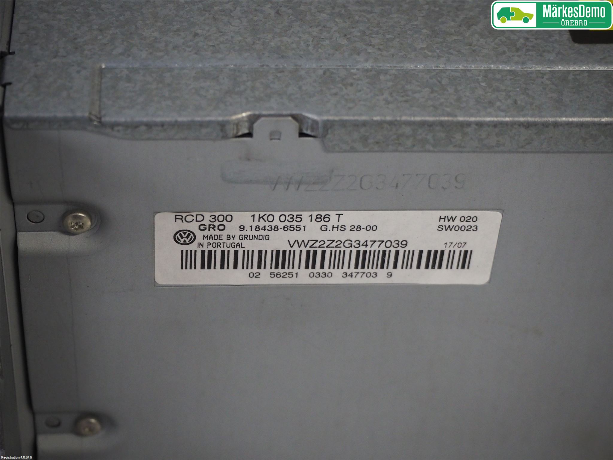 Volkswagen VW TIGUAN 07-16 Stereo Radio Med Cd