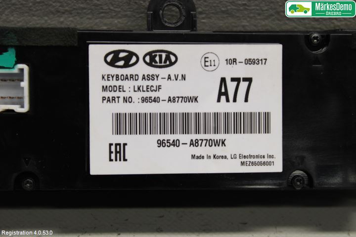 Kia OPTIMA 16-20 Stereo Radio Med Cd