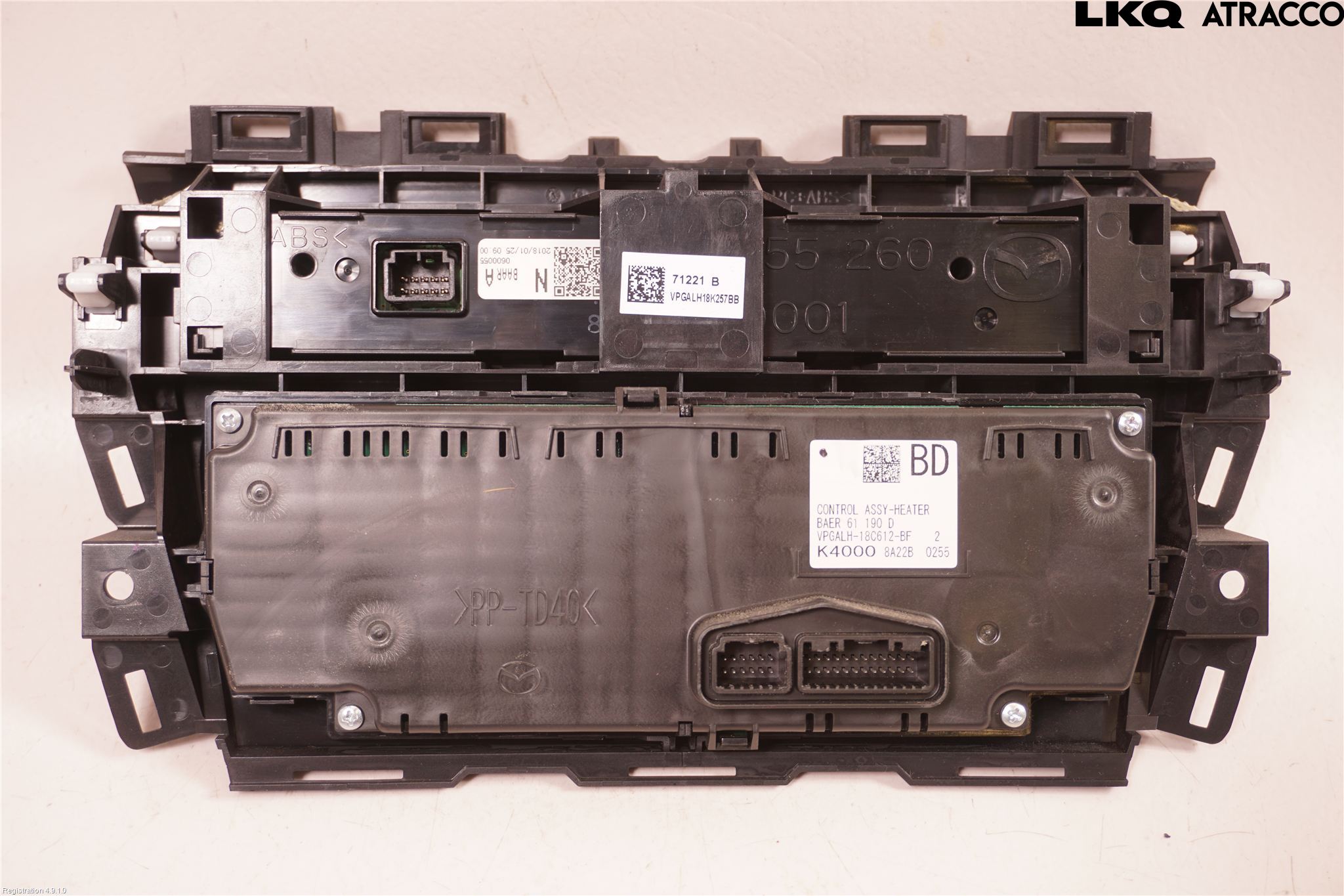Mazda 3 III 14-19 Varme Ac Betjening-Display