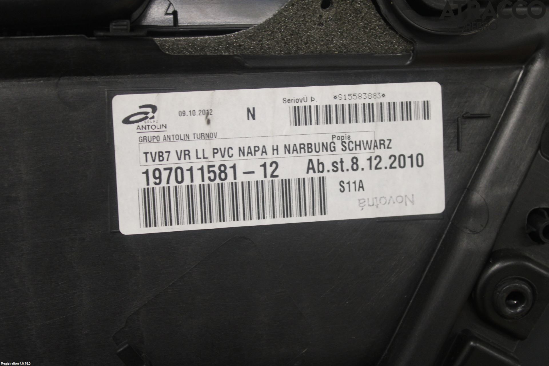 Volkswagen VW PASSAT 11-14 Innr Dørtrekk Høyre