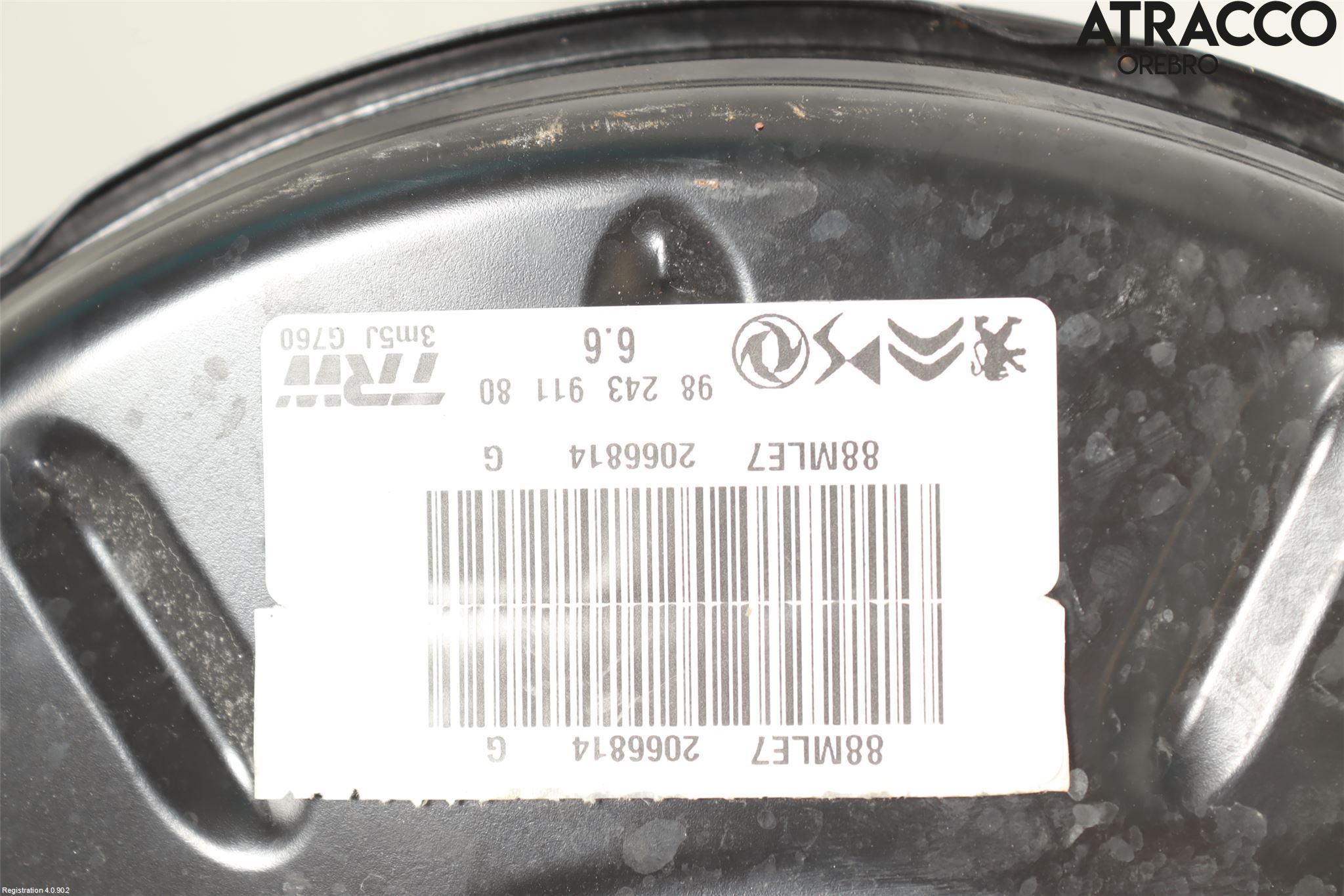 Peugeot 208/E-208 20- Bremseservo