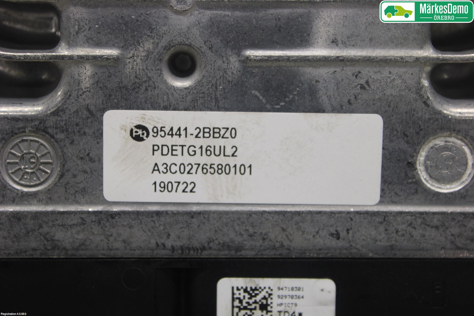 Kia NIRO (DE) 17-22 Styreenhet Gearkasse