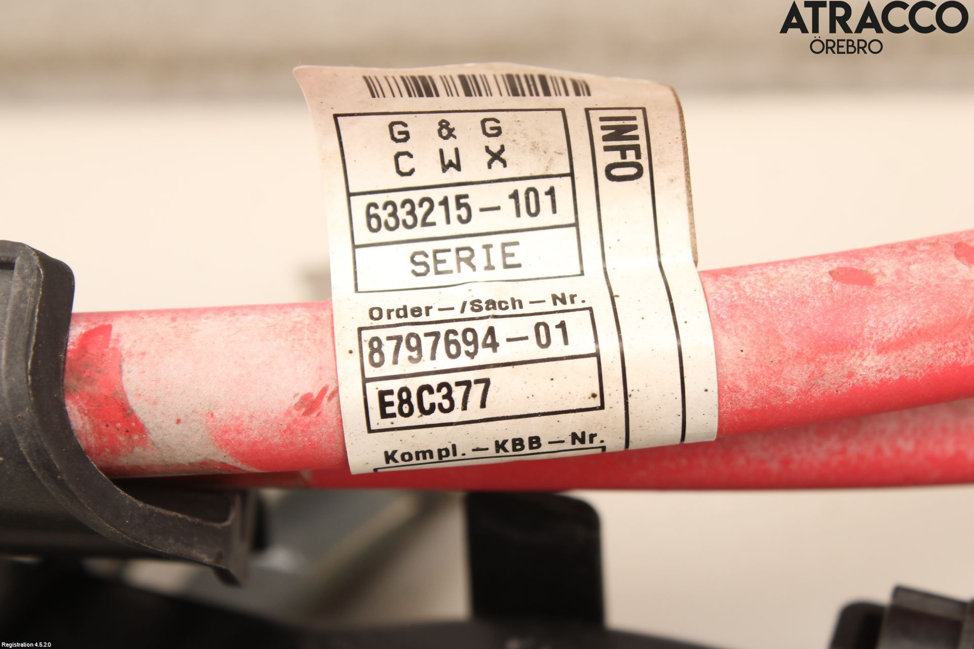 BMW X5 G05 18- Batterikabel