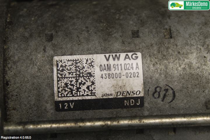 Volkswagen VW POLO 10-17 Startmotor