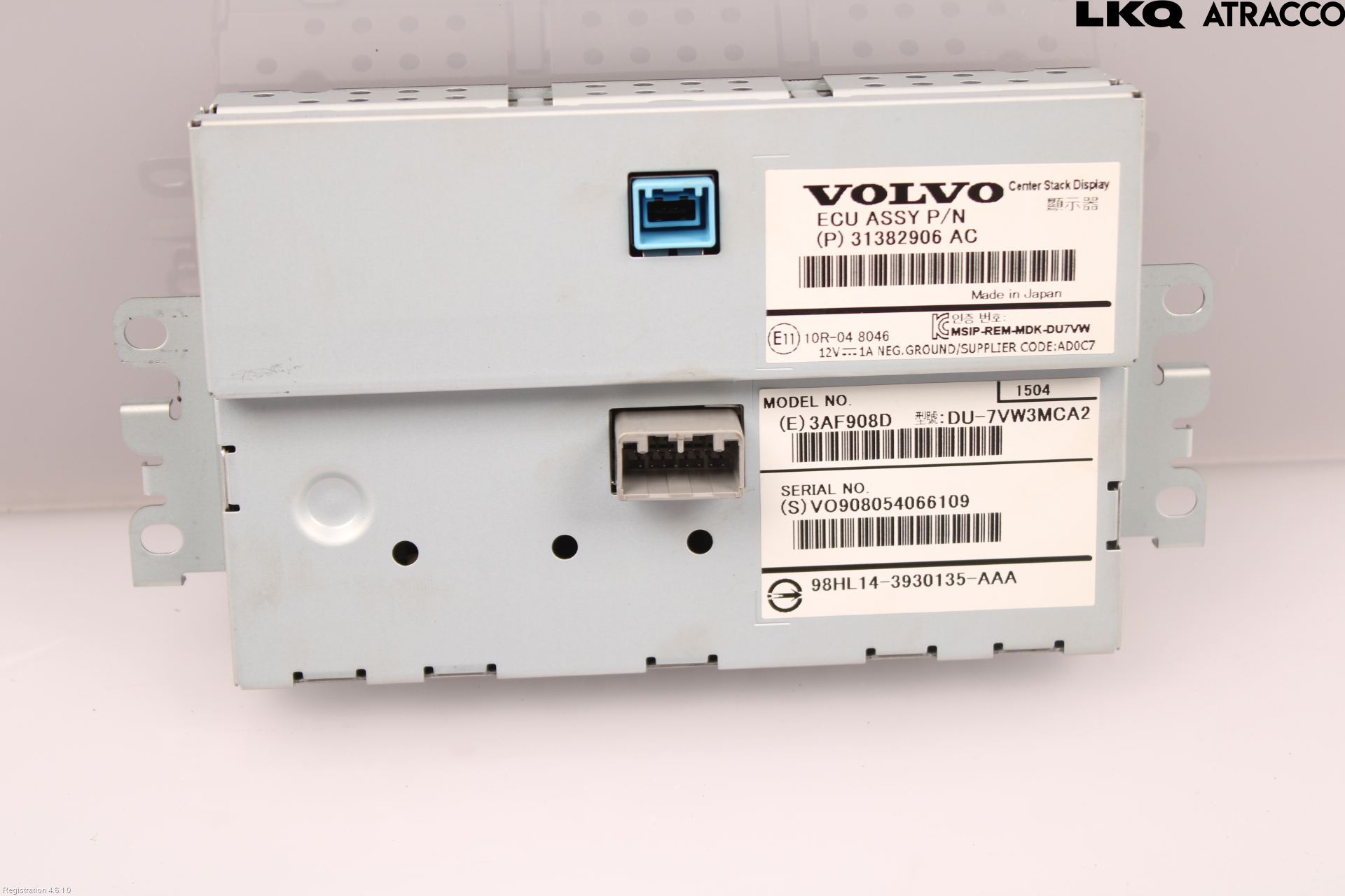 Volvo V70 14-16 Instr Skjerm Dvd-Gps-Ac-Tlf