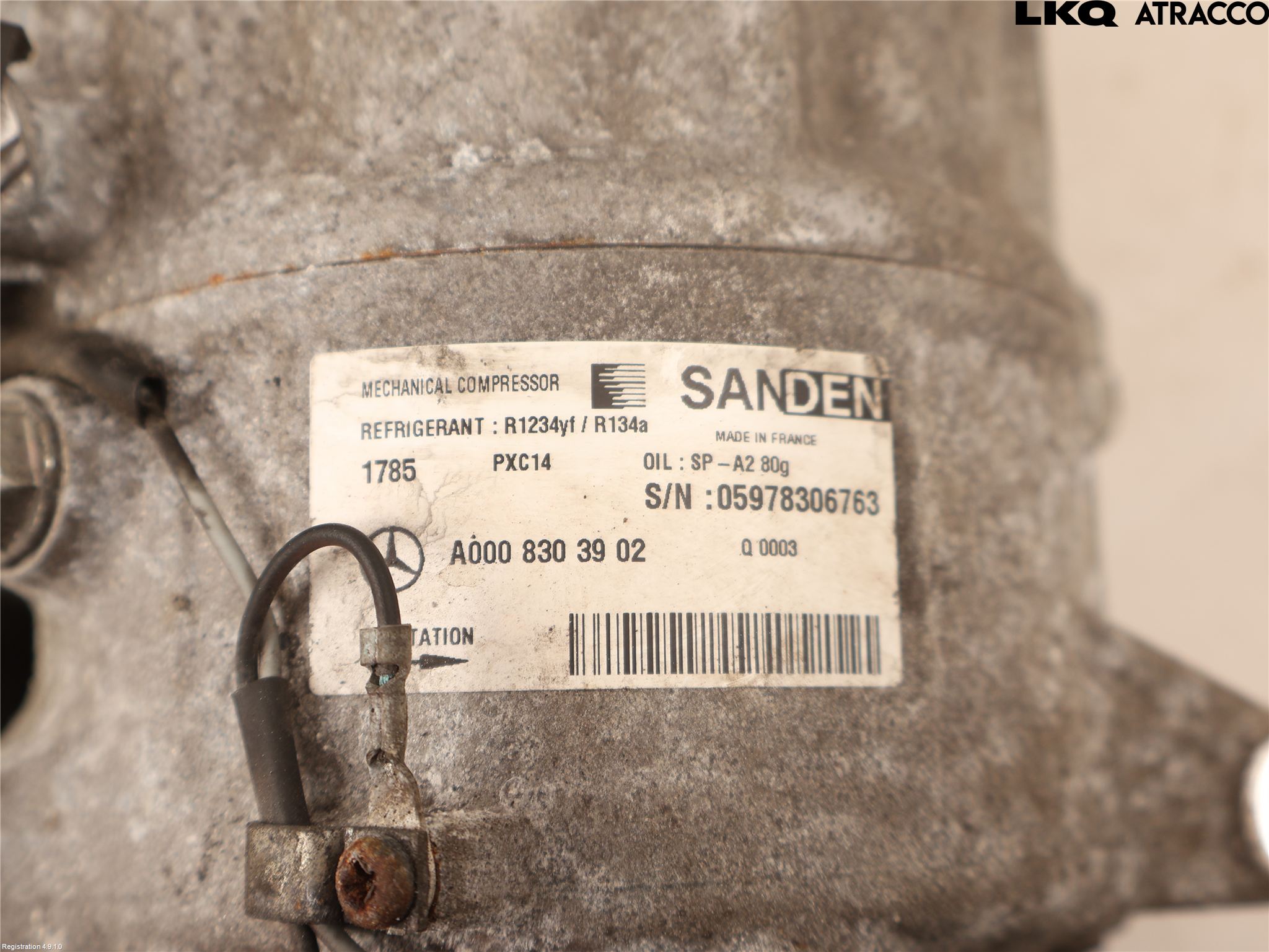 Mercedes-Benz MB GLC-KLASS (X253/C253) 15-22 Varme Ac Kompressor