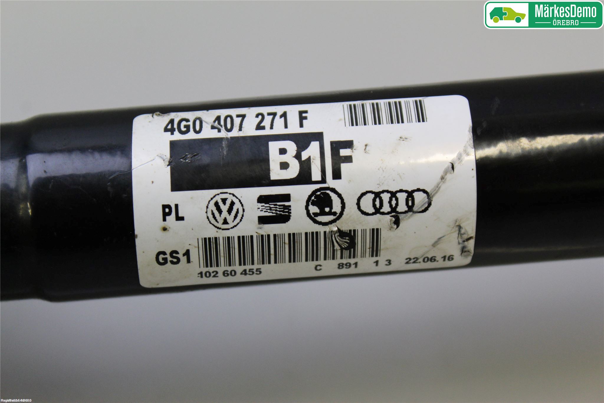 Audi A6 ALLROAD 12-18 Drivaksel Foran Kompl Venstre