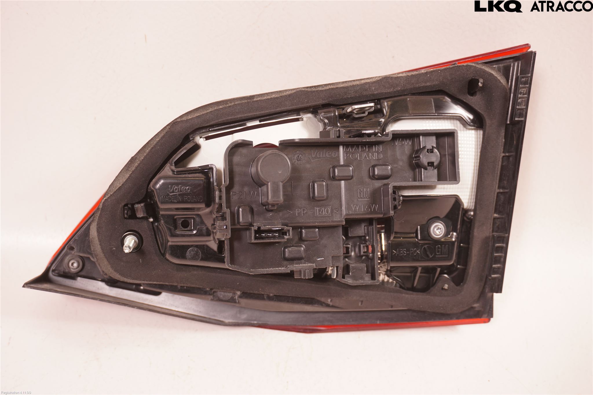 Opel ASTRA K 16-22 Baklykt Venstre  På Luke(Indre