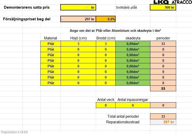 BMW 3 F30/F31/F80 12-19 Dør 4D Bak Venstre