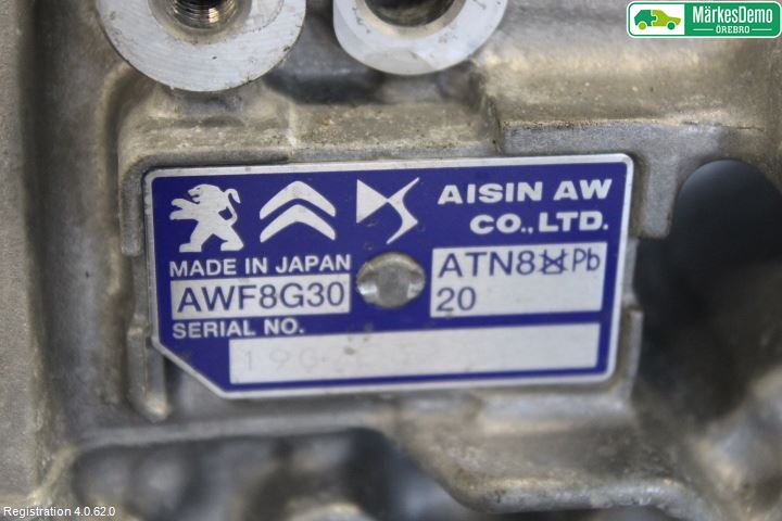 Peugeot 308 14-21 Gearkasse Automat