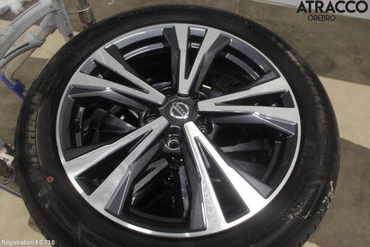 Nissan QASHQAI 17-21 Dekk Sommer På Alu Felg 4Stk
