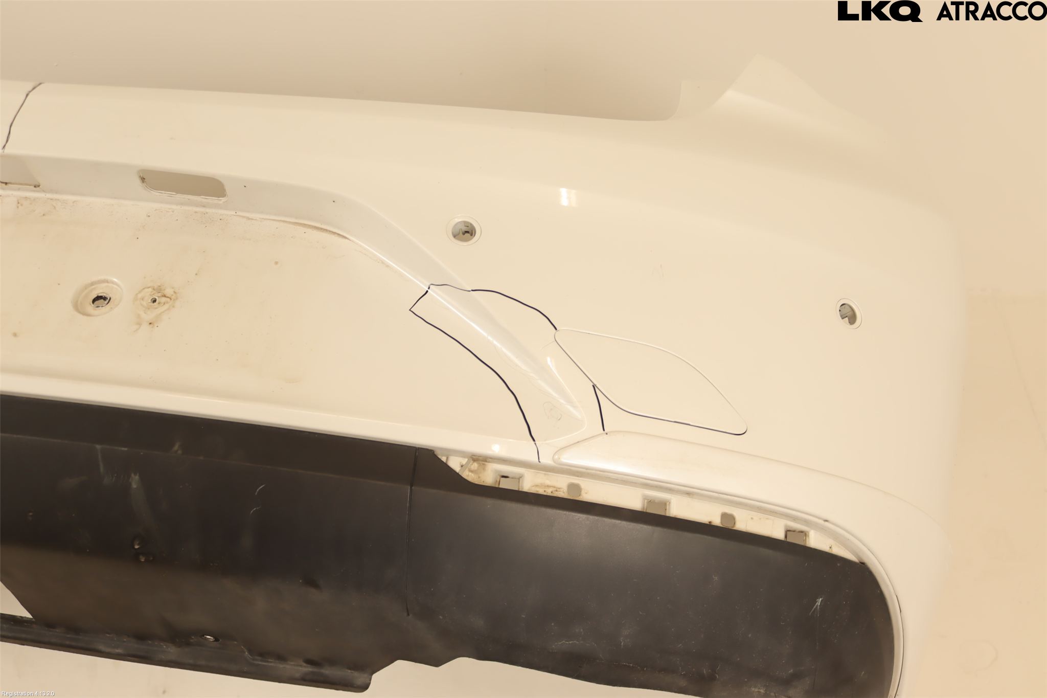 Opel INSIGNIA 17- Støtfanger Bak Overtrekk