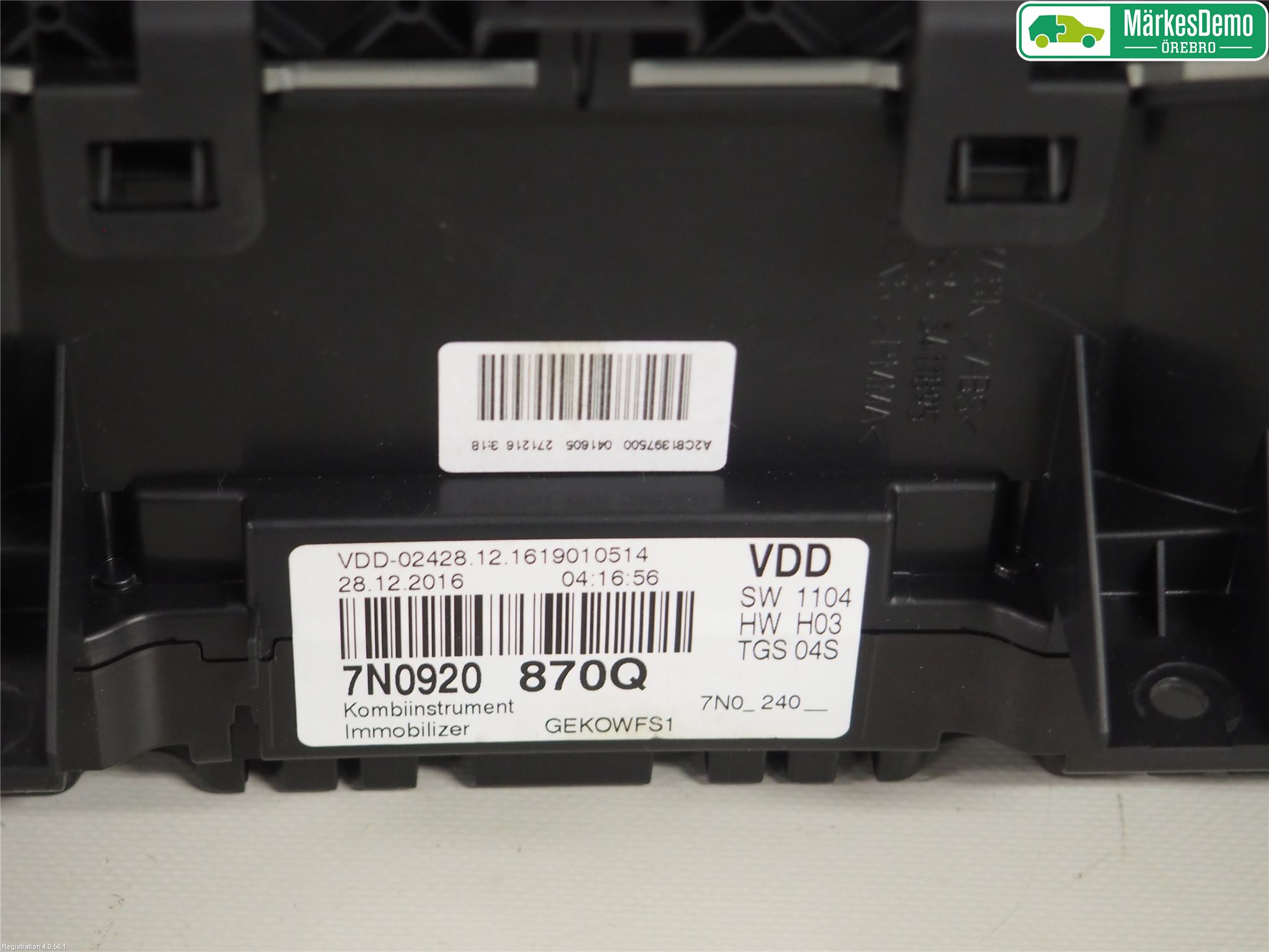 Volkswagen VW SHARAN 11- Instr Kombinert