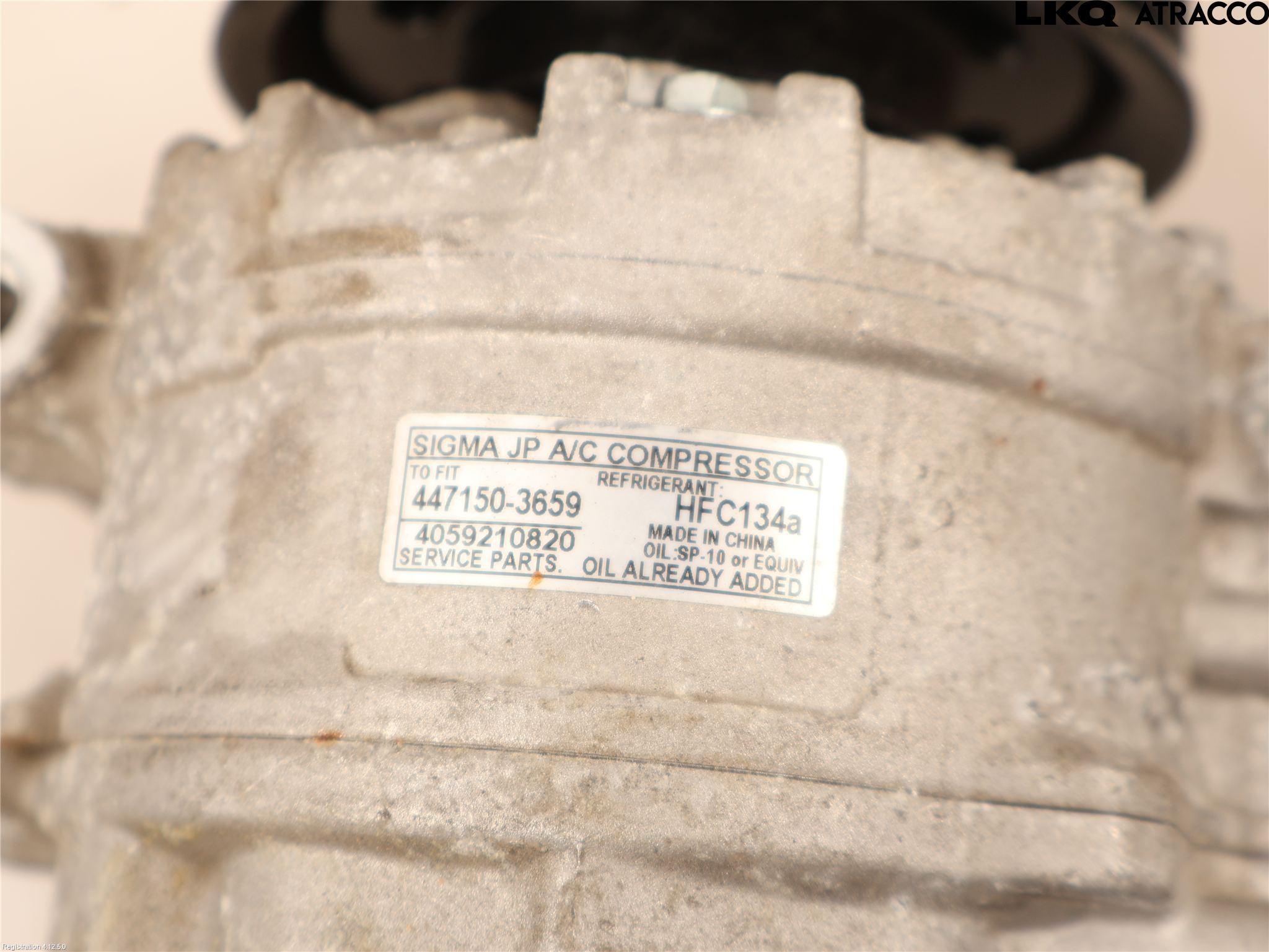 Volkswagen VW CADDY 11-15 Varme Ac Kompressor