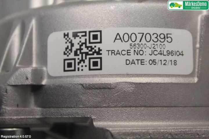 Kia SOUL 09- Rattakselaggregat Innebygd Servo