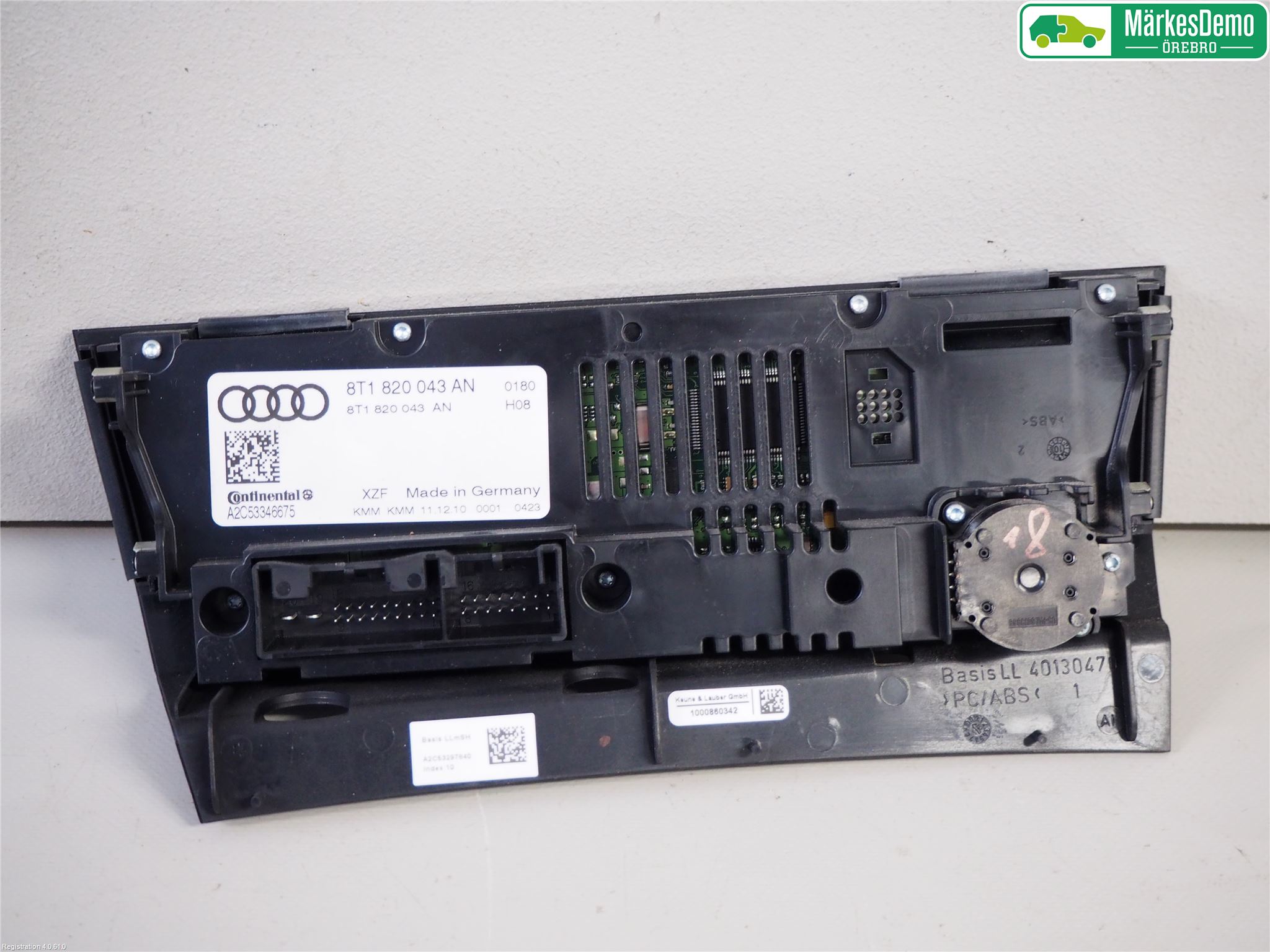 Audi A4/S4 08-11 Varme Ac Betjening-Display