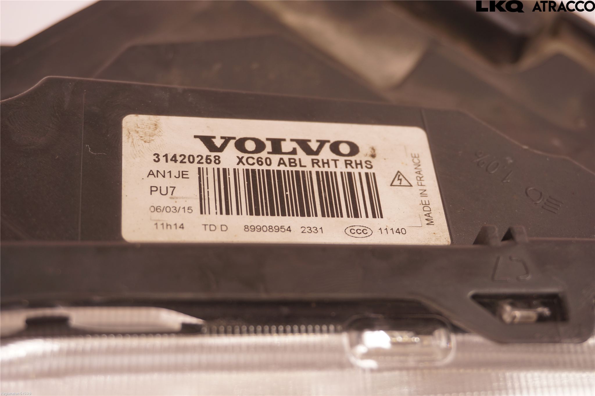 Volvo XC60 14-17 Frontlykt Høyre