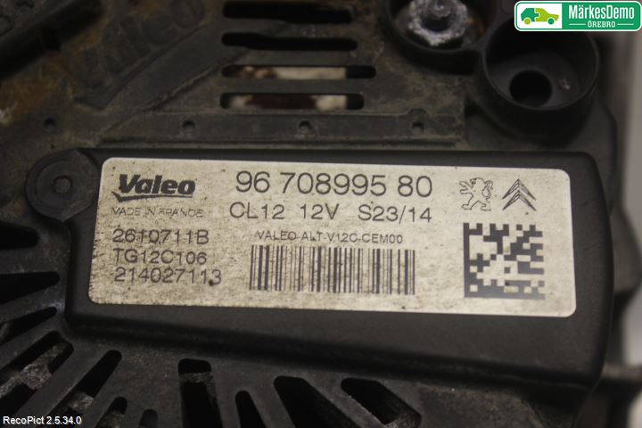 Peugeot 308 14-21 Dynamo