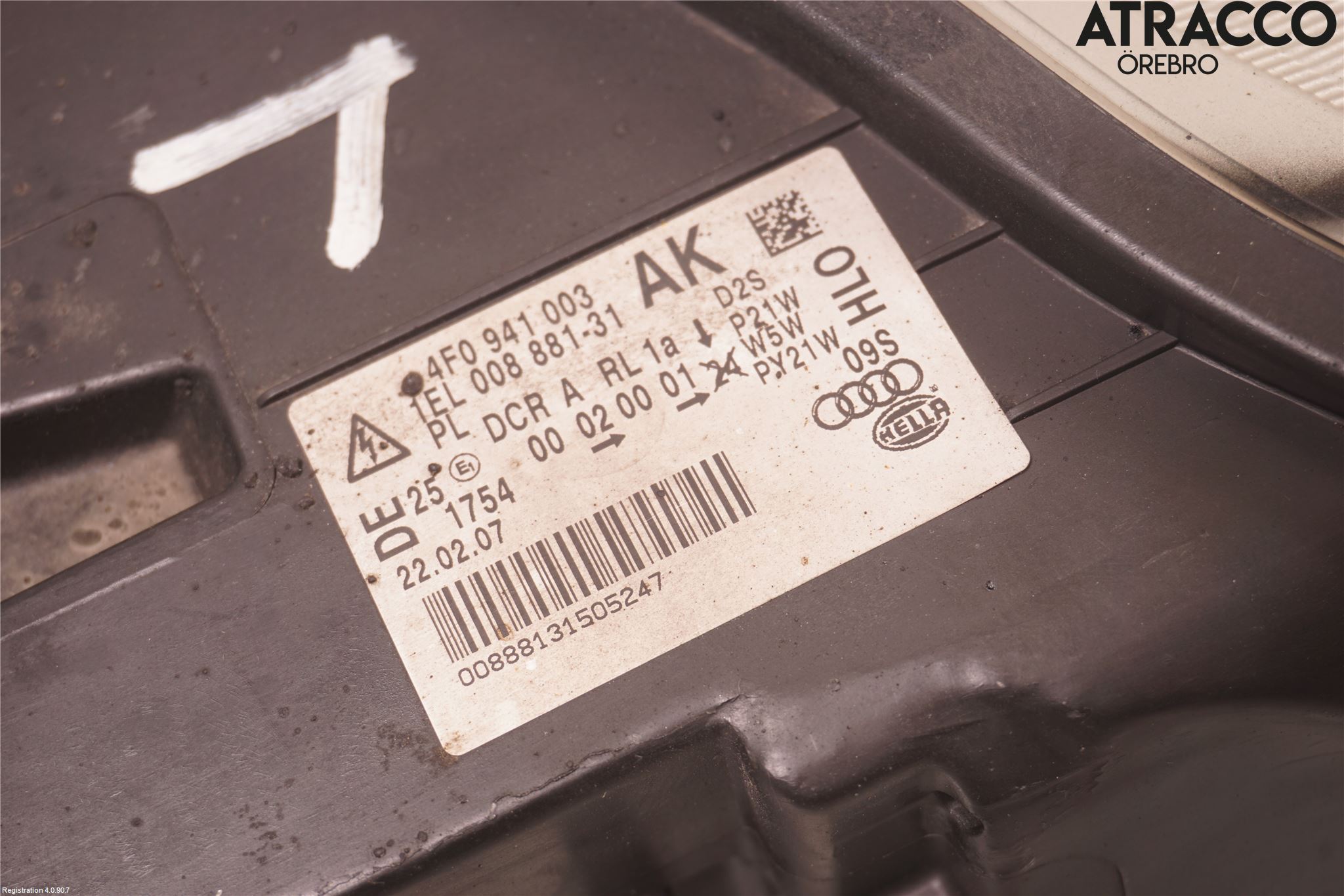 Audi A6/S6     05-11 Frontlykt Venstre