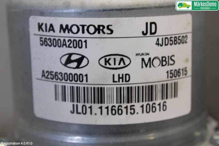 Kia CEED 12-18 Rattakselaggregat Innebygd Servo