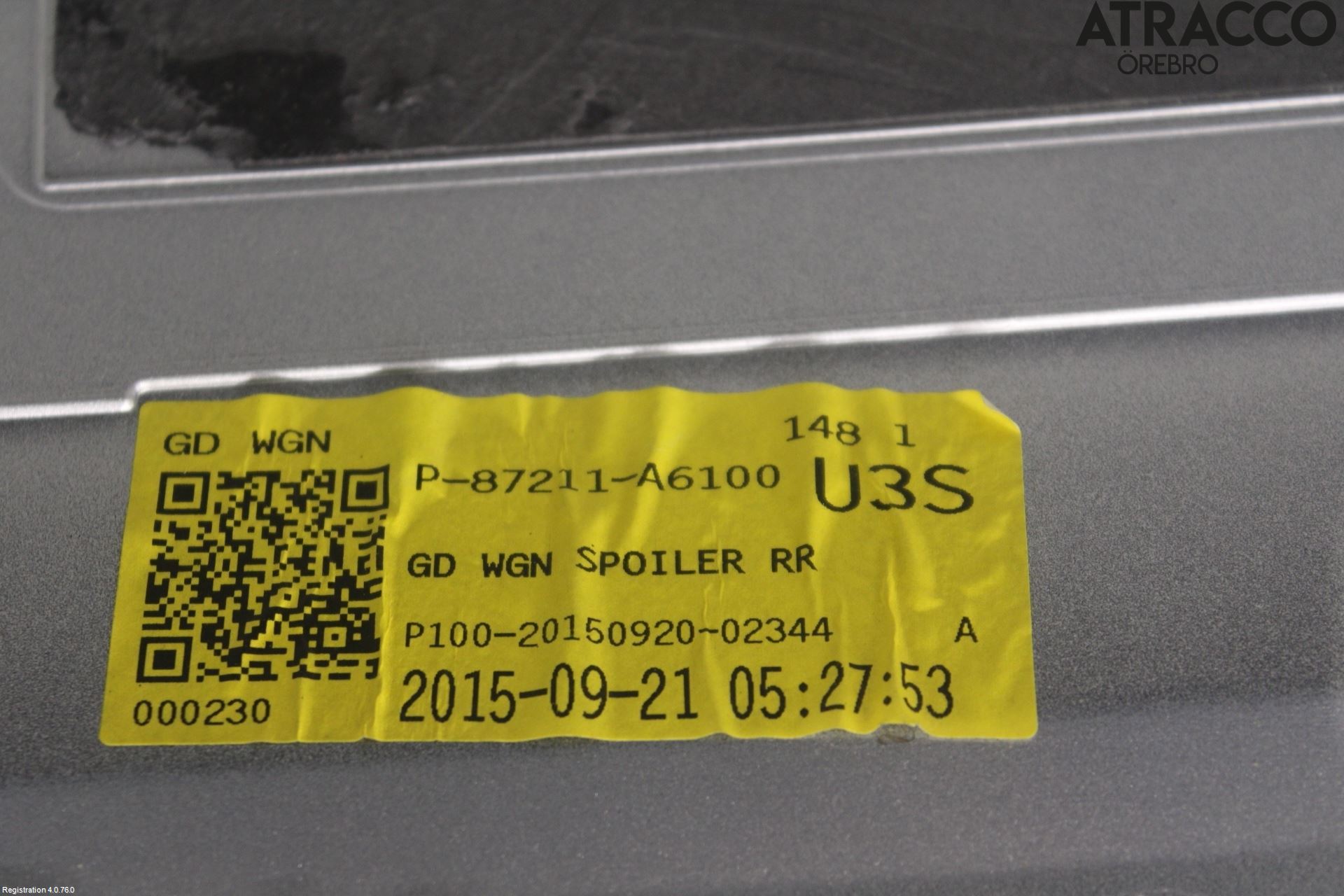 Hyundai i30 GD 13-17 Spoiler Bakluke
