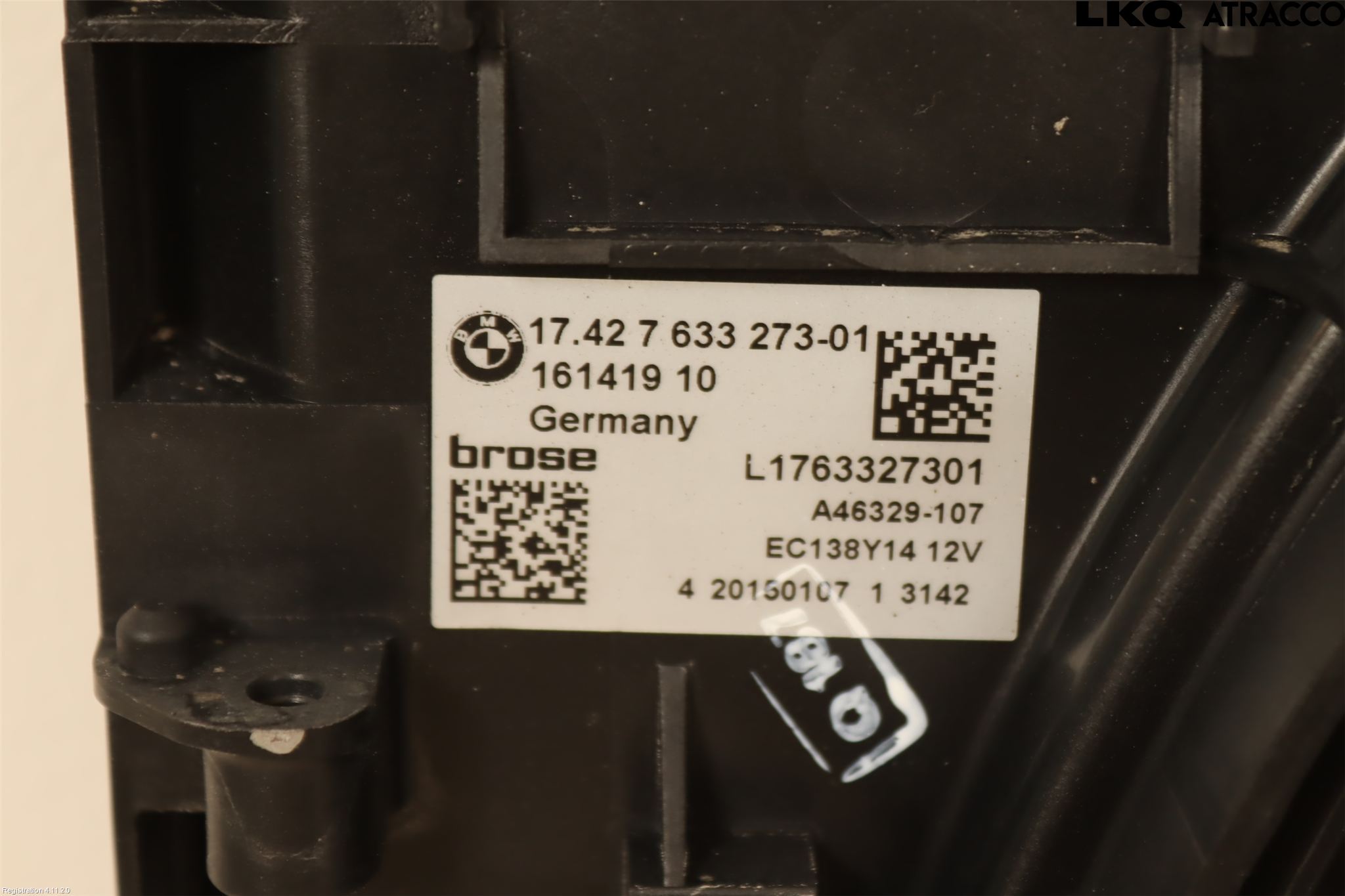 BMW 5 F10/F11/F18 09-17 Kjølevifte Elektrisk