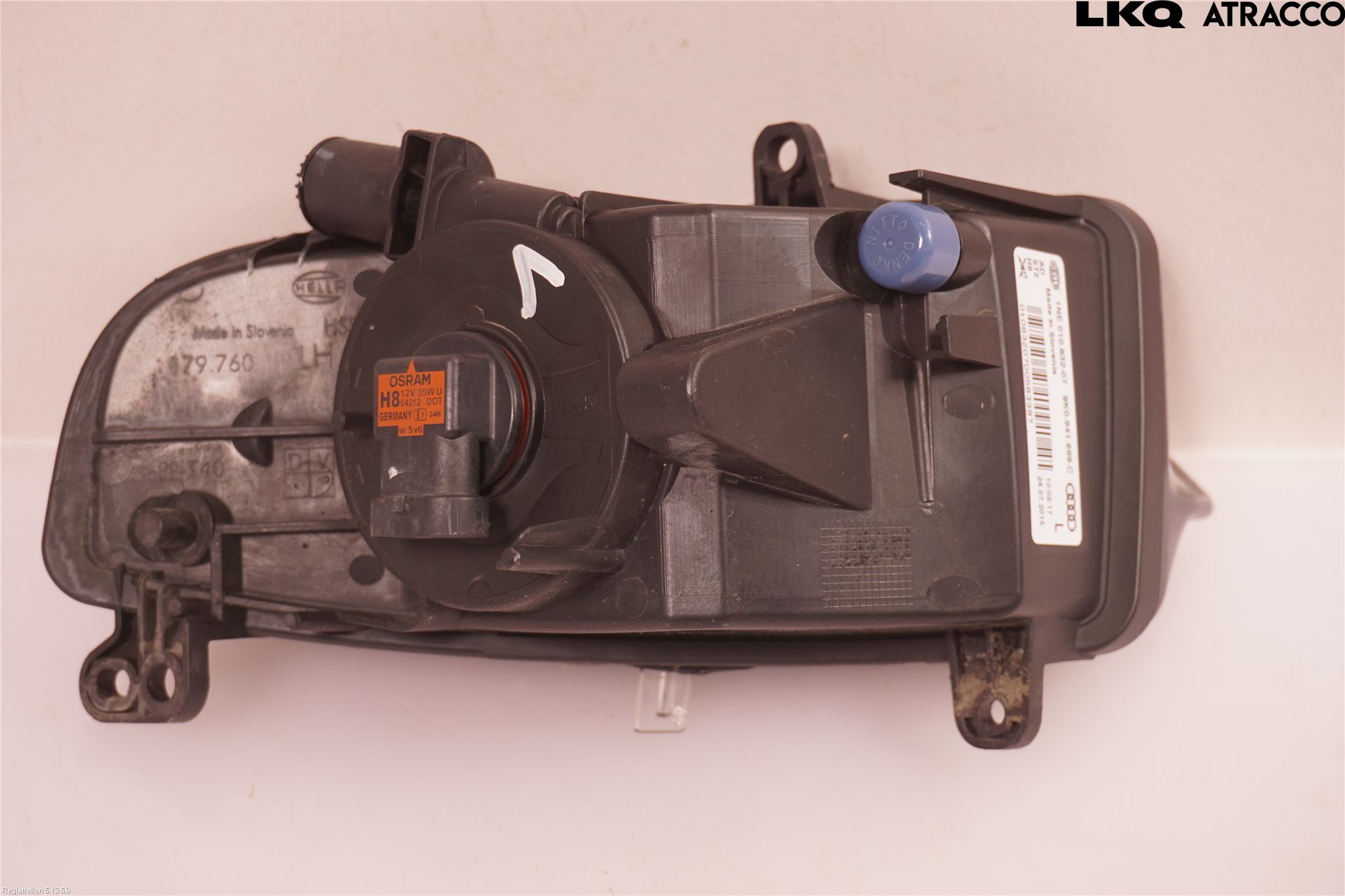 Audi A4 12-15 Frontlykt-Kurve-Tåkelys