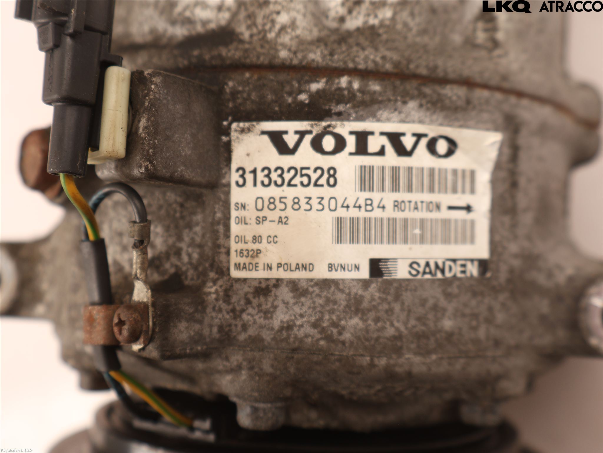 Volvo XC60 14-17 Varme Ac Kompressor