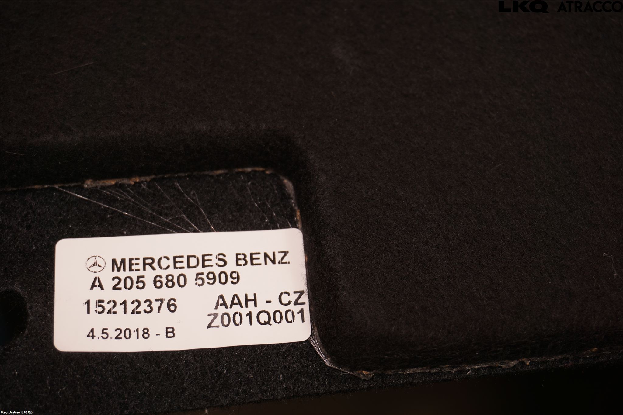 Mercedes-Benz MB C-KLASS (W205) 14-21 Bakluke Bun (Utgår 5023)