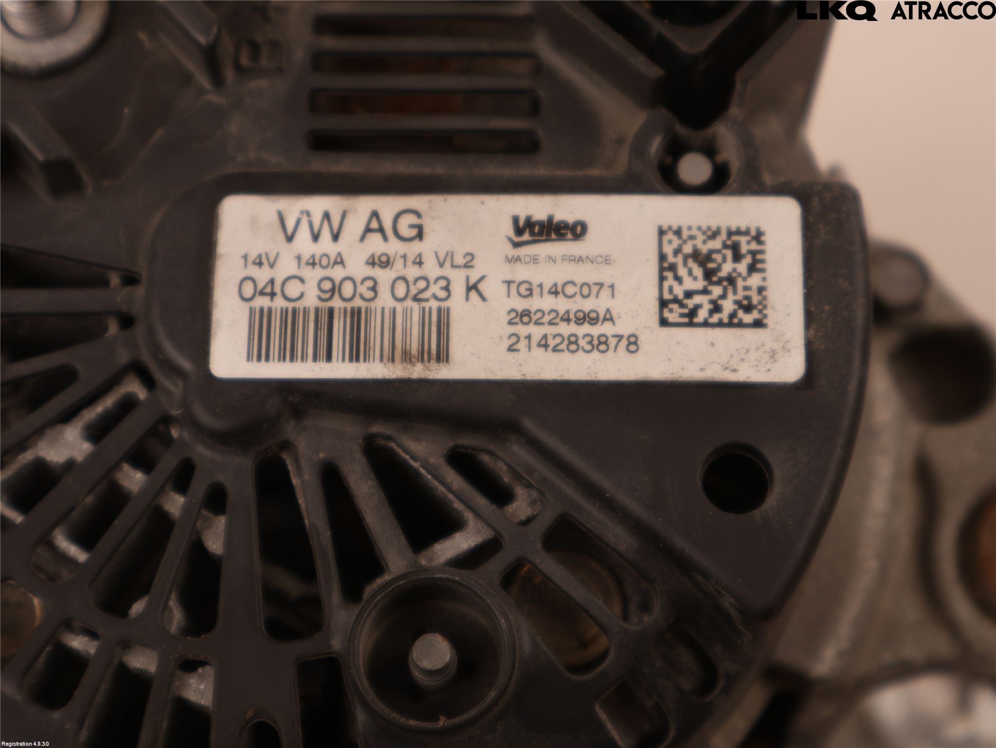 Volkswagen VW GOLF SPORTSVAN 15-20 Dynamo
