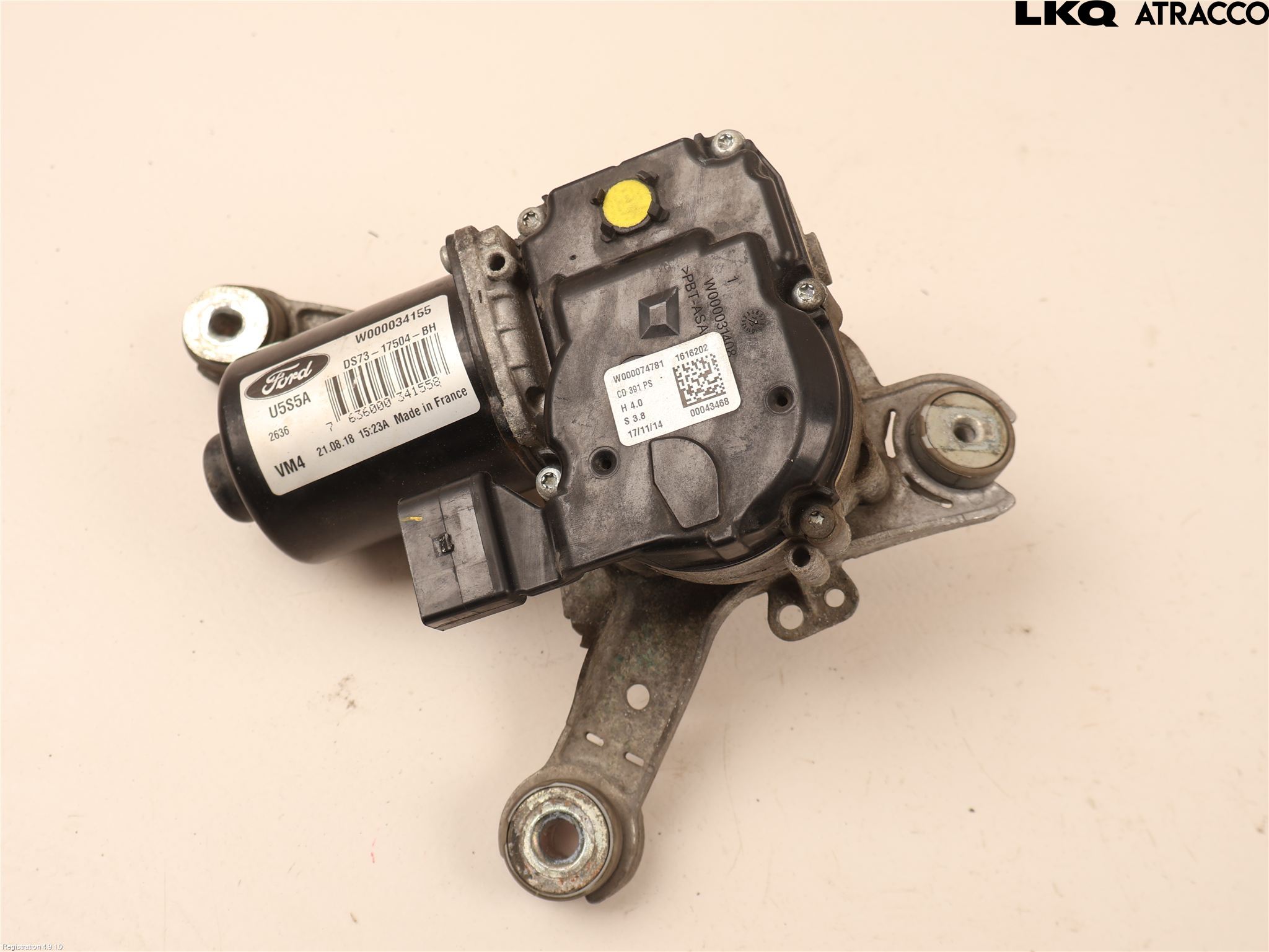 Ford MONDEO 15-22 Viskermotor Frontrute
