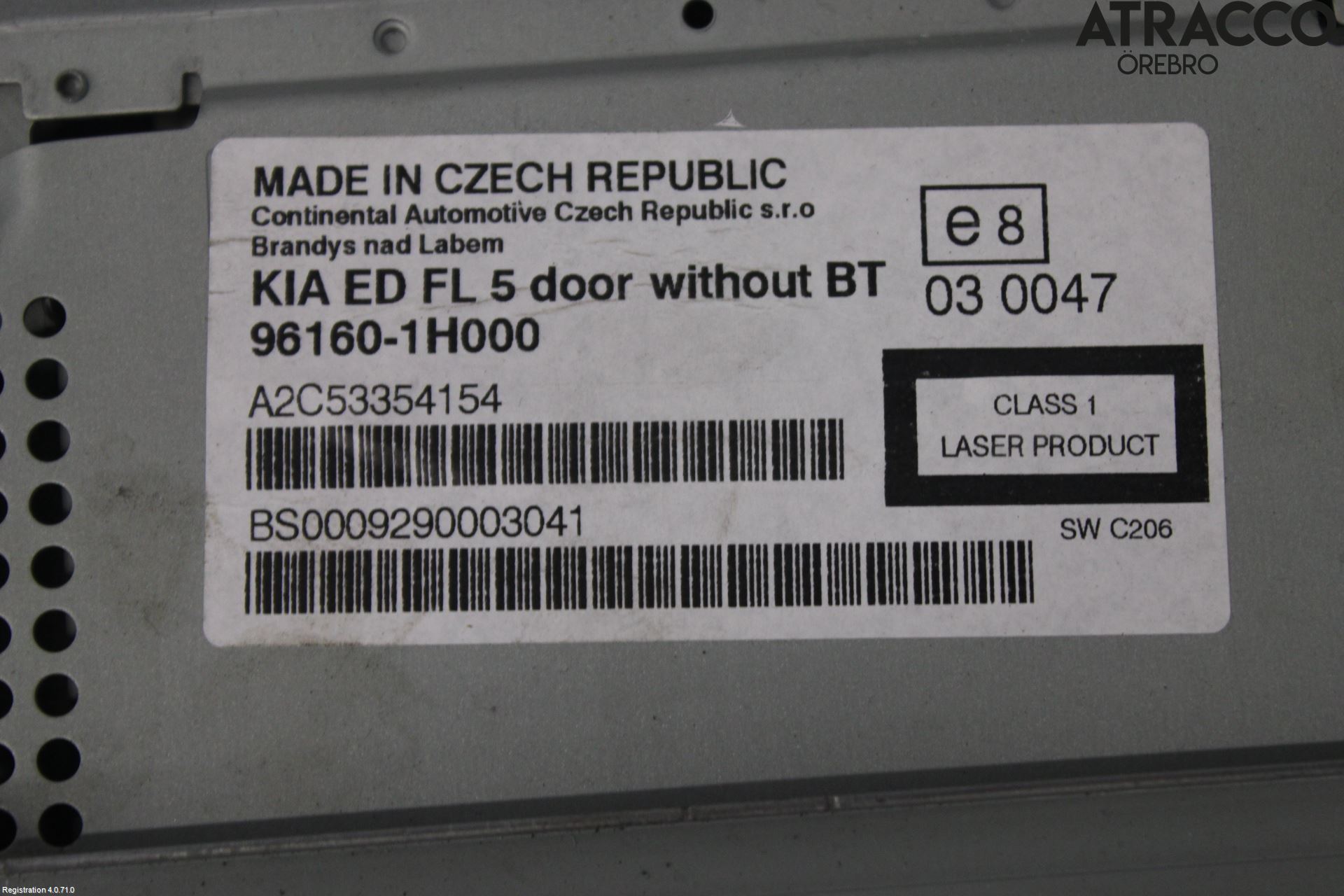 Kia CEED 06-12 Stereo Radio Med Cd