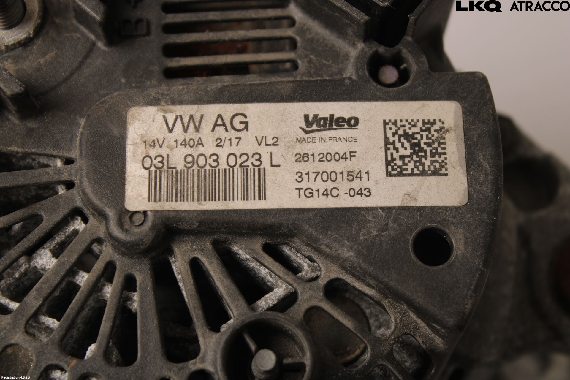 Volkswagen VW PASSAT 15-19 Dynamo