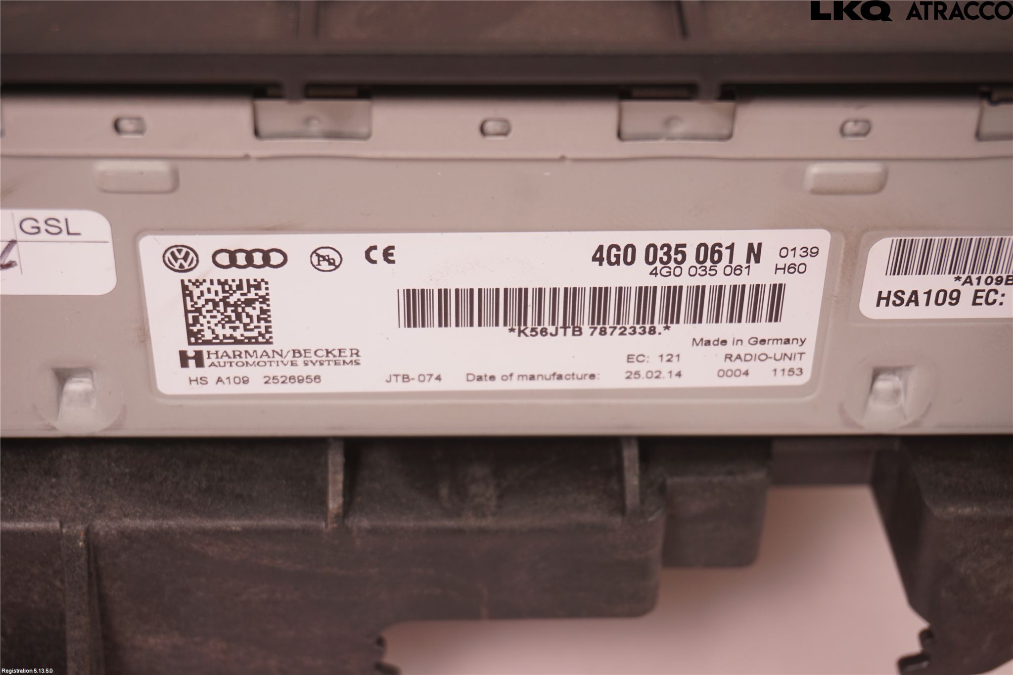 Audi A7/S7 4G 11-17 Styrenhet Multimedia