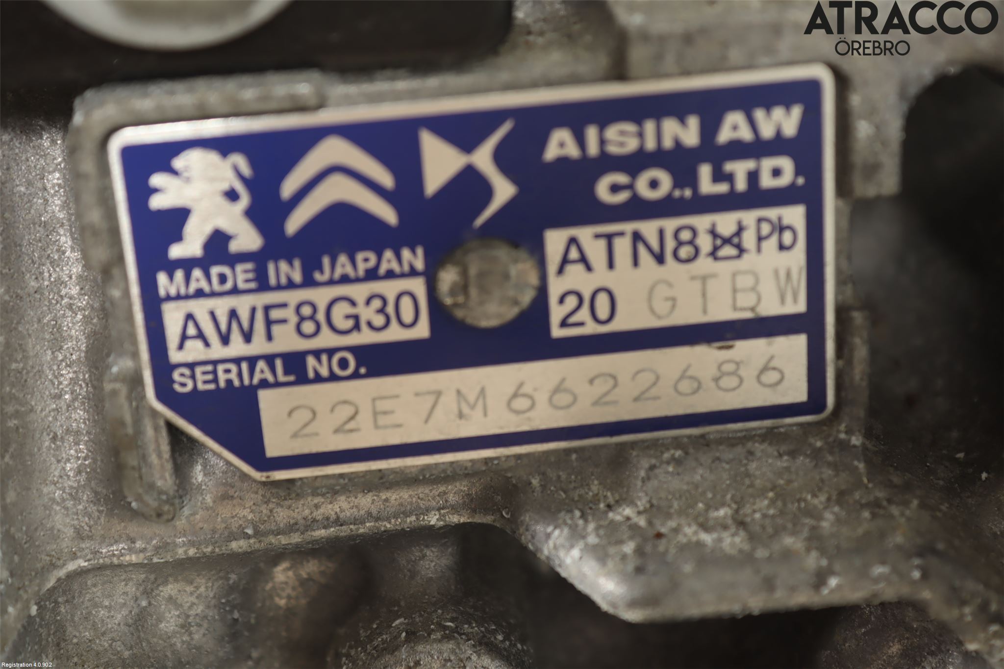 Peugeot 208/E-208 20- Gearkasse Automat