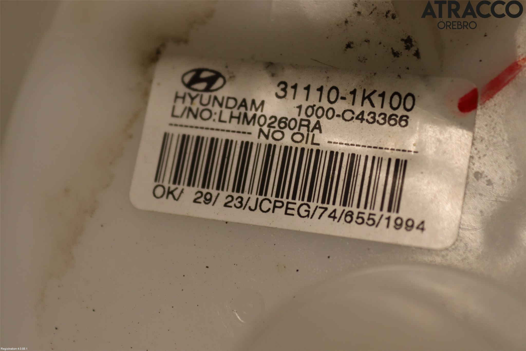 Kia VENGA 10-19 Drivstoffpumpe Fødepumpe El