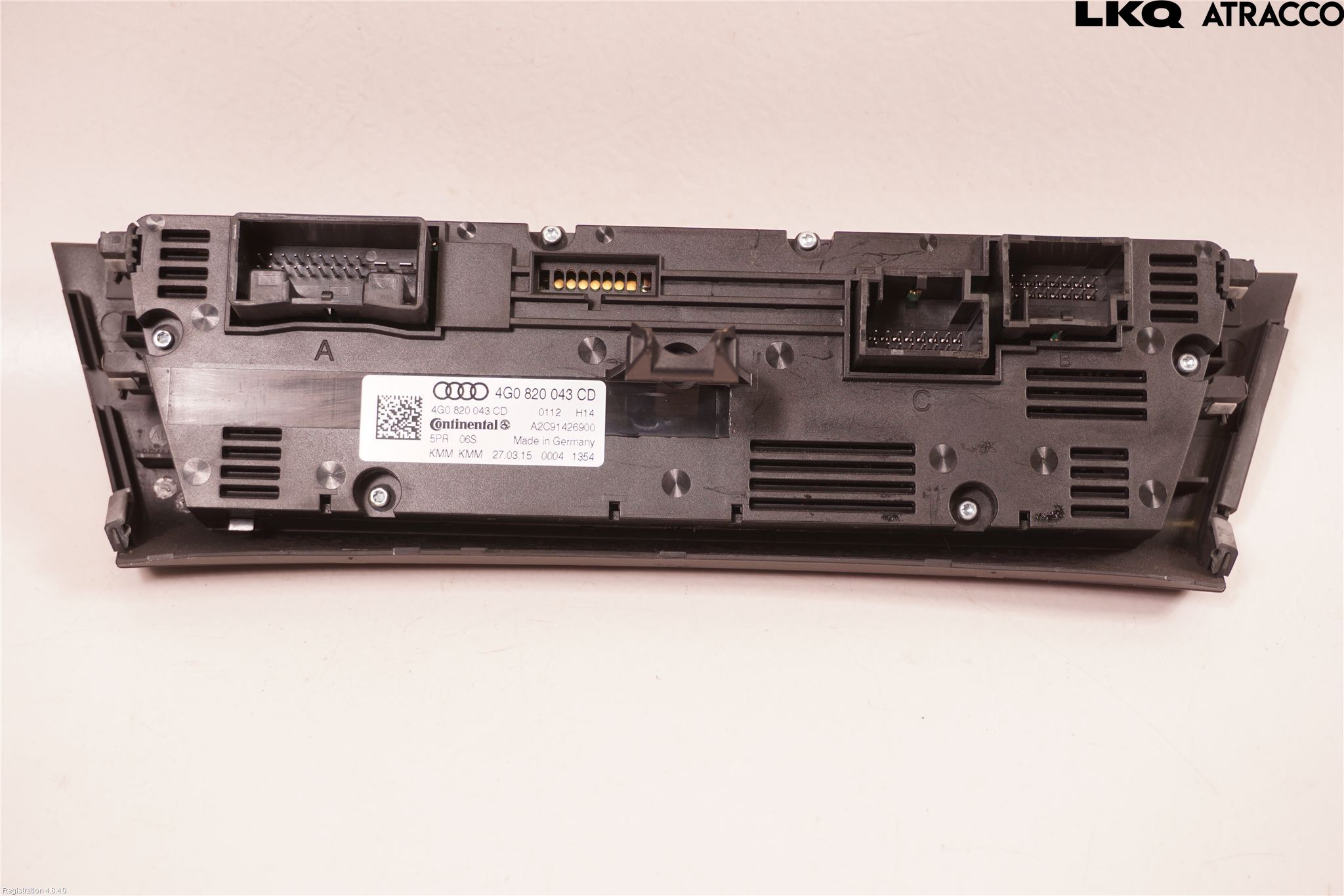 Audi A7/S7 4G 11-17 Varme Ac Betjening-Display
