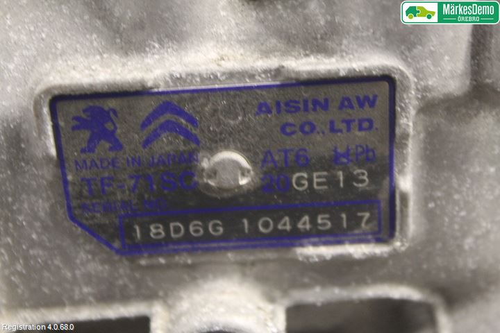 Citroen C4 CACTUS 14-20 Gearkasse Automat