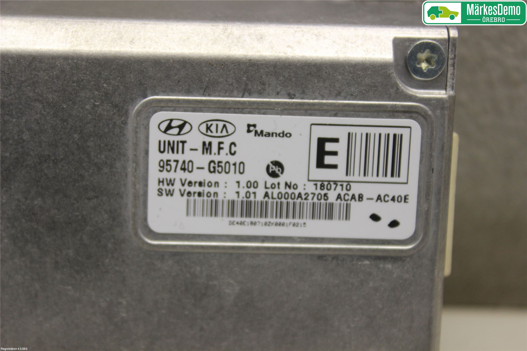 Kia NIRO (DE) 17-22 Sensor Kollisjonsbeskyttelse