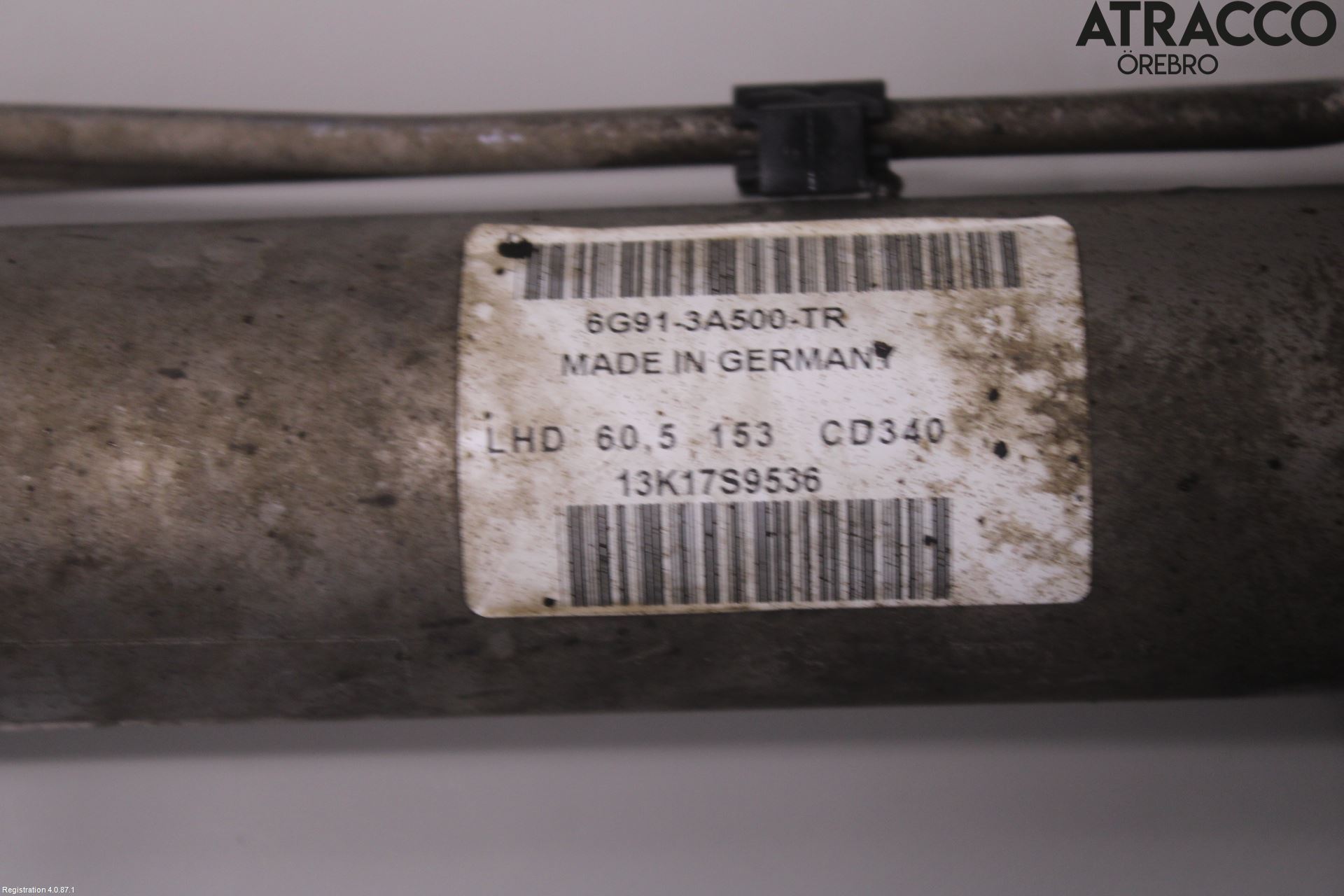 Ford S-MAX 06-15 Servo Snekke - Tannstang