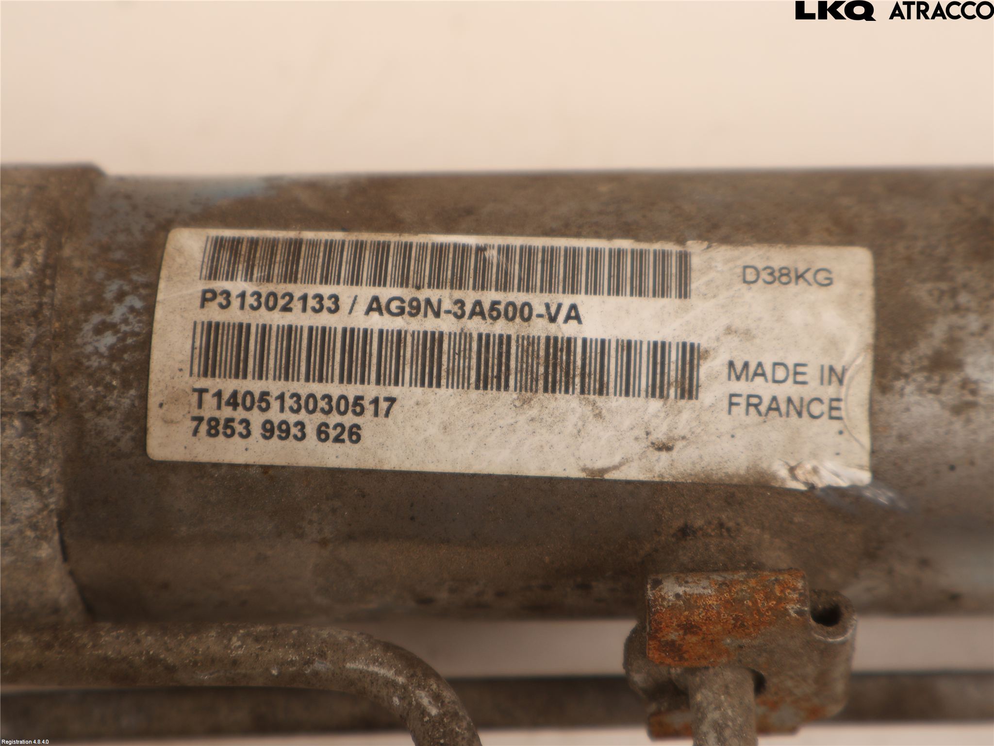Volvo S60 11-13 Servo Snekke - Tannstang