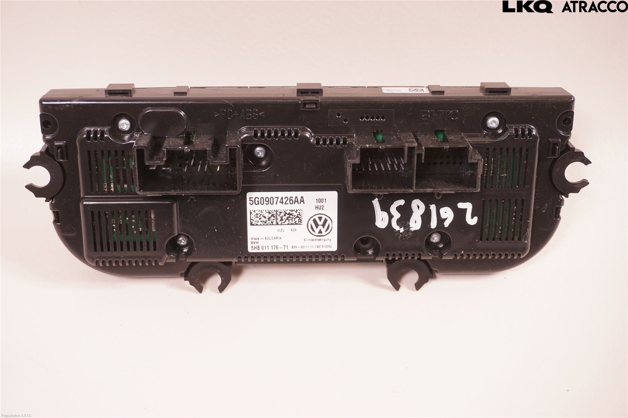 Volkswagen VW GOLF / E-GOLF VII 13-20 Varme Ac Betjening-Display