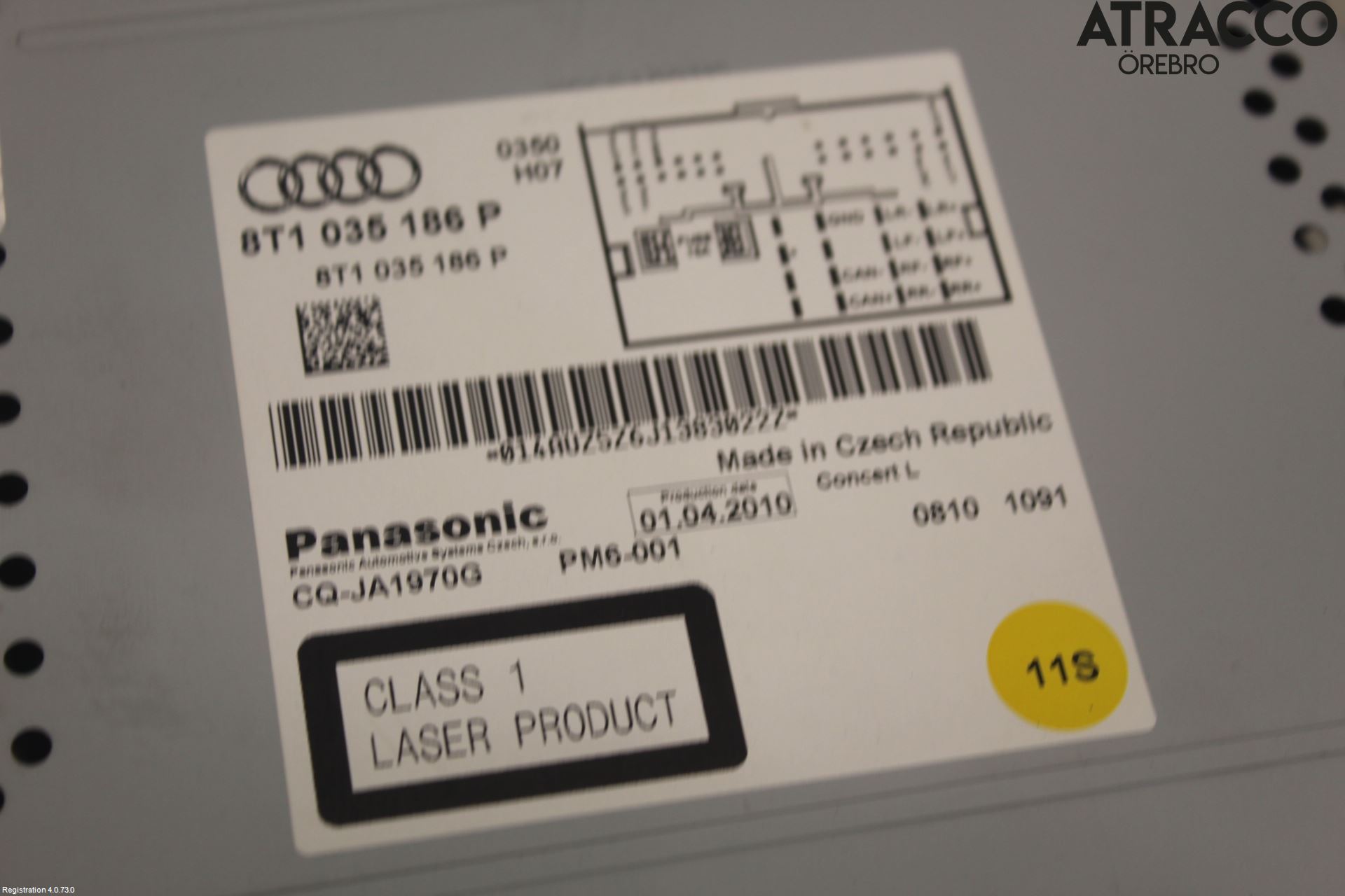 Audi Q5 09-16 Stereo Radio Med Cd
